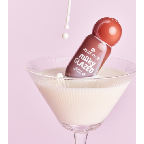 essence - Baume à lèvres Milky Glazed - 05: Latte-tude