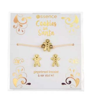 essence - *Cookies for Santa* - Ensemble bracelet et boucles d'oreilles Gingerbread