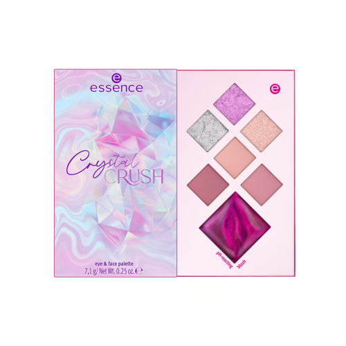 essence - *Crystal Crush* - Palette de fards à paupières et à visage