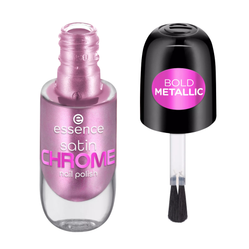 essence - Vernis à ongles Satin Chrome - 02: Artificial Pinktelligence