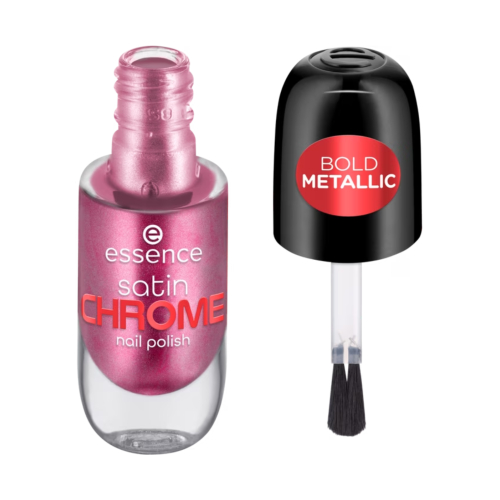 essence - Vernis à ongles Satin Chrome - 03: Meta Maroon