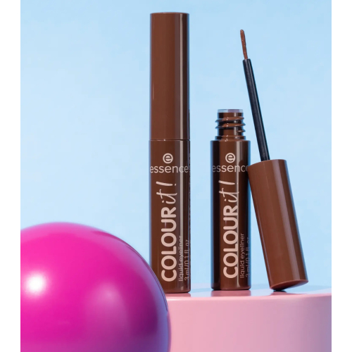 essence - Eyeliner liquide COLOUR it! - 05: Chocolate Brown