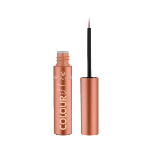 essence - Eyeliner liquide métallisé  COLOUR it! - 01: Burnished Bronze