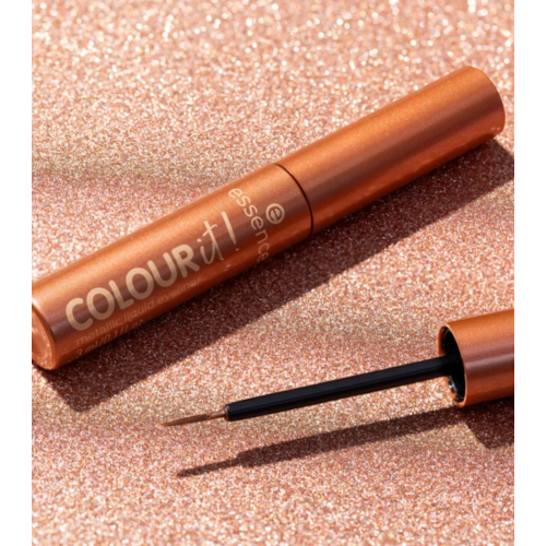 essence - Eyeliner liquide métallisé  COLOUR it! - 01: Burnished Bronze