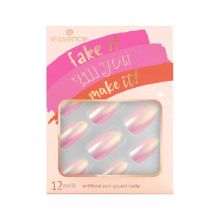 essence - *Fake it \'till you make it* - Faux ongles - 01: Holo There!