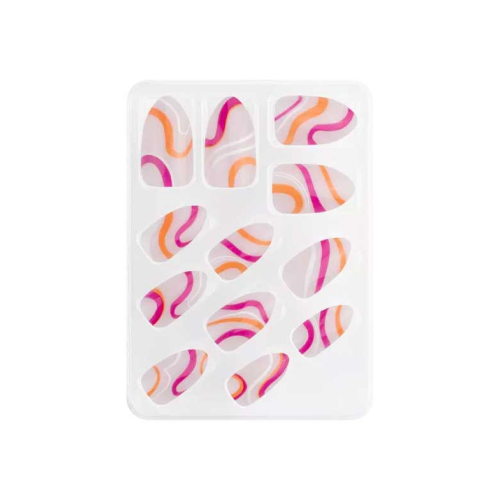 essence - *Fake it \'till you make it* - Faux ongles - 03: Get Your Swirls On