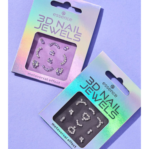 essence - Bijoux adhésifs pour ongles 3D - 02: Mirror Universe