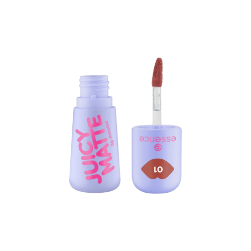 essence - Mousse labial Juicy Matte - 01: Maple Rouge