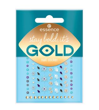 essence - Autocollants pour ongles Stay Bold, it's GOLD
