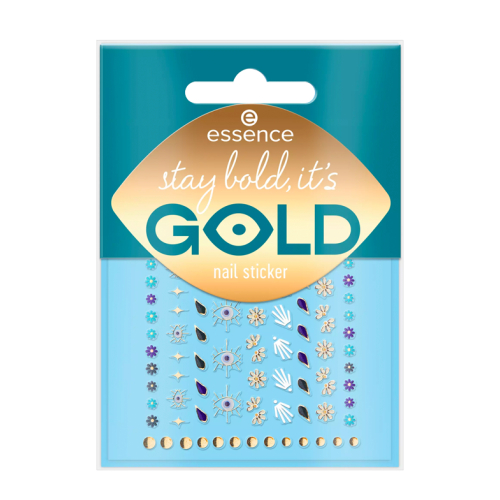 essence - Autocollants pour ongles Stay Bold, it's GOLD