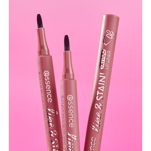 essence - Profil de lèvres Line & Stain! - 08: Raisin Bold