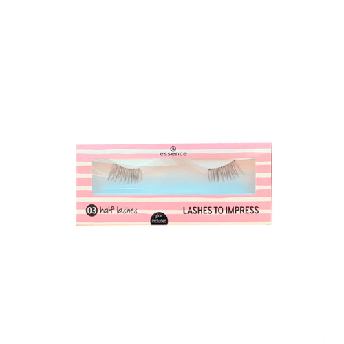 essence - cils unique Lashes to Impress - 03 half lashes