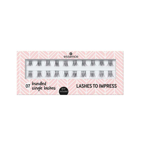 essence - cils unique Lashes to Impress - 07: Bundle single lashes
