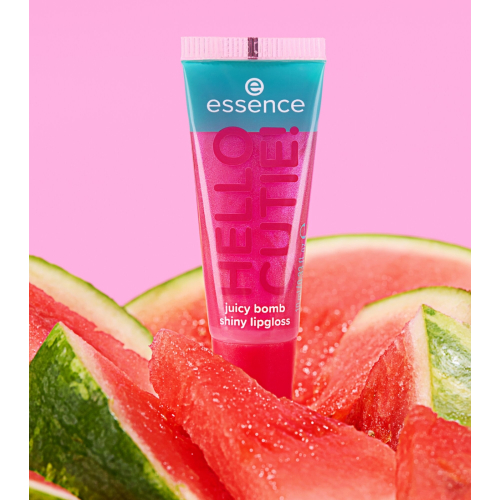 essence - *Say it with Juicy* - Gloss à lèvres Juicy Bomb Hello Cutie! - 02: Witty Watermelon