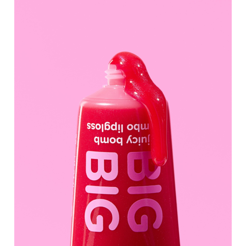 essence - *Say it with Juicy* - Gloss à lèvres Juicy Bomb XL Big Hug - 01: Poppin' Pomegranate