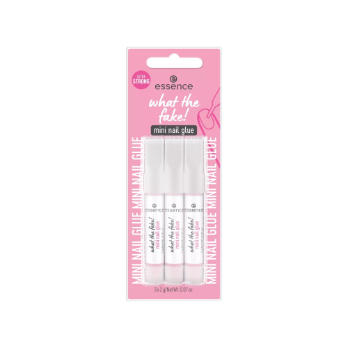 essence - Coffret de 3 mini colles à ongles What The Fake!
