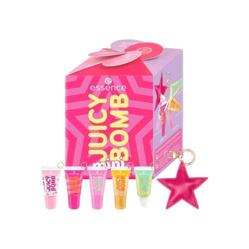 essence - Set de brillants à lèvres Mini Juicy Bomb - Holiday Happiness