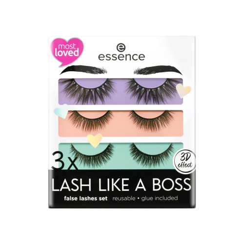 essence - Ensemble de faux cils 3 x Lash Like A Boss - 01: My most loved lashes