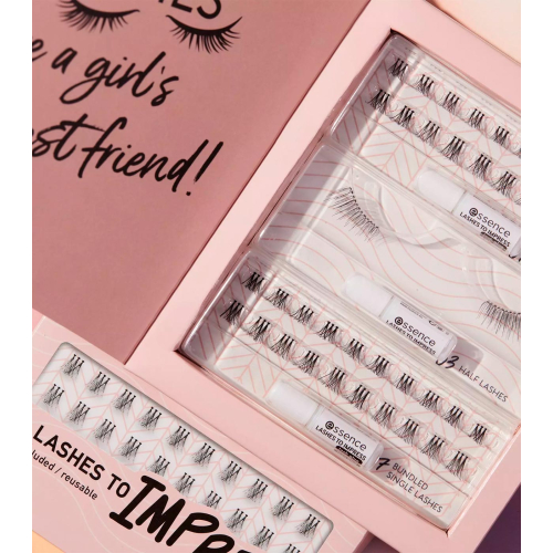 Essence - Set de faux cils 3x Lashes to Impress - 01: Hey Pretty Lashes!