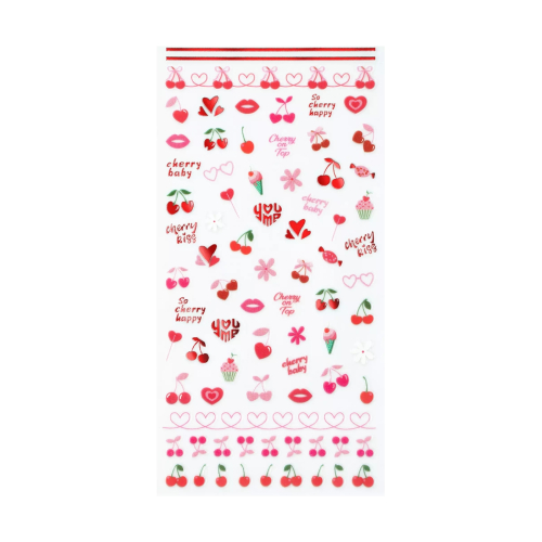 essence - *So Cherry Happy* - Autocollants pour ongles With Extra Cherries, Please!
