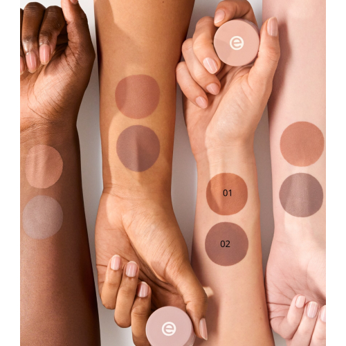 essence - Ombre à paupières crème mate - 02: Taupe