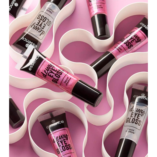 essence - Fard à paupières liquide Dewy Eye Gloss - 01: Crystal Clear