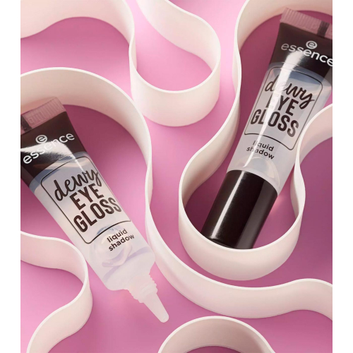 essence - Fard à paupières liquide Dewy Eye Gloss - 01: Crystal Clear