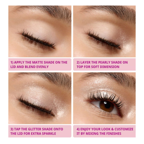 essence - Fard à paupières monochrome Mono - 03: Blushed Stardust