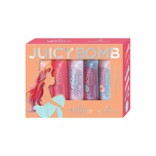 essence - *The Little Mermaid* - Juicy Bomb Coffret de gloss à lèvres
