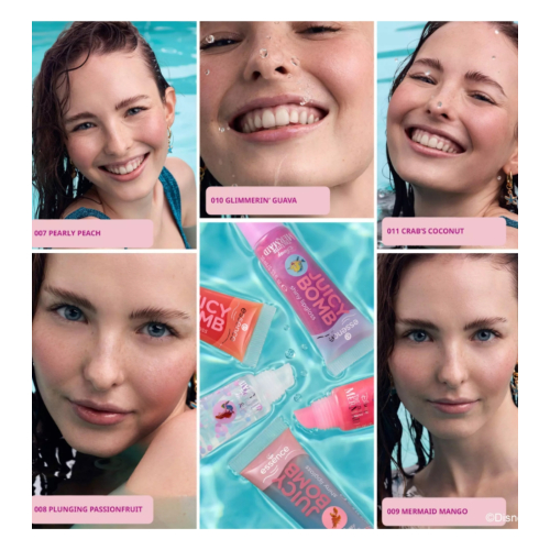 essence - *The Little Mermaid* - Juicy Bomb Coffret de gloss à lèvres