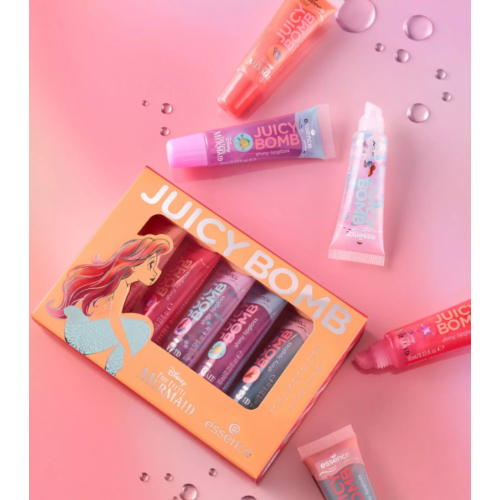 essence - *The Little Mermaid* - Juicy Bomb Coffret de gloss à lèvres
