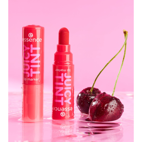essence - Tinte labial Juicy Tint Lip Marker - 03: Cherry Crush