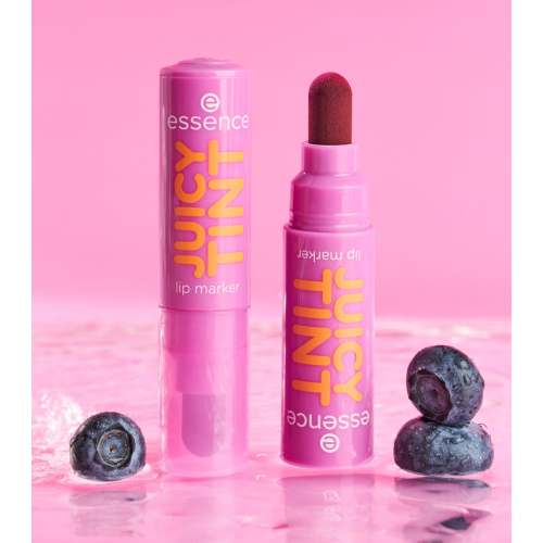 essence - Tinte labial Juicy Tint Lip Marker - 06: Blueberry Bite