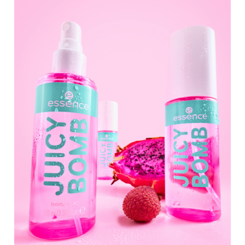 essence - *Tropical* - Brume corporelle Juicy Bomb - 106: Lychee Livin'