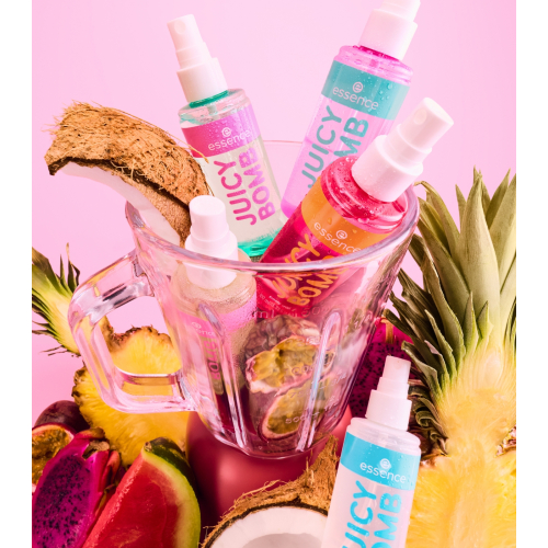 essence - *Tropical* - Brume corporelle Juicy Bomb - 106: Lychee Livin'
