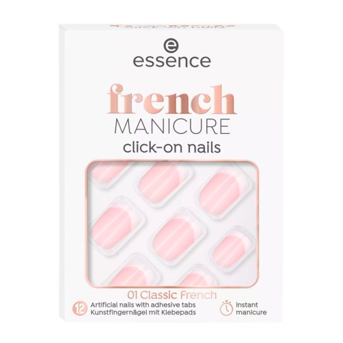 essence - Faux ongles Click-on French Manicure - 01: Classic French