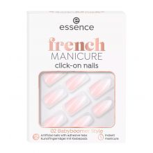 essence - Faux ongles Click-on French Manicure - 02: Babyboomer Style