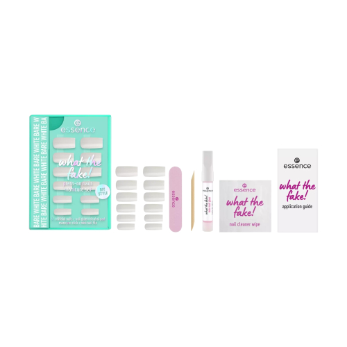 essence - Faux ongles à coller What the Fake! - 04: Bare White