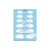 essence - Uñas postizas Press-on What The Fake! Press & Go - 02: Bare White