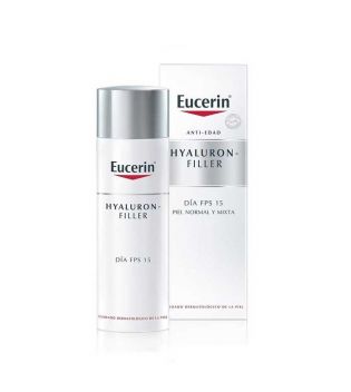 Eucerin - Crème de jour anti-âge SPF15 Hyaluron-Filler - Peaux normales et mixtes