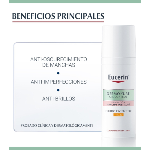 Eucerin - *DermoPure* - Fluide protecteur visage FPS30 Oil Control
