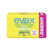 Evax - Pad normal sans ailes Fina y Segura - 40 unités