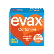 Evax - Coussinets Super ailes Cottonlike - 12 unités