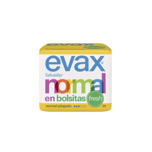 Evax - protège-slips normal fresh en sacs - 20 unités