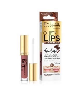 Eveline Cosmetics - Brillant à Lèvres Repulpant Oh! My Lips - Chocolate