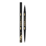 Eveline Cosmetics - Eyeliner liquide et crayon yeux Variété 2 en 1