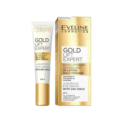 Eveline Cosmetics - Crème contour des yeux et des paupières Gold Lift Expert