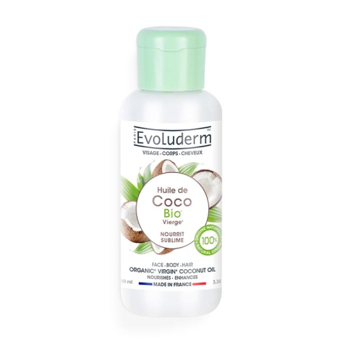 Evoluderm - Huile multi-usages à l'huile de coco 100ml