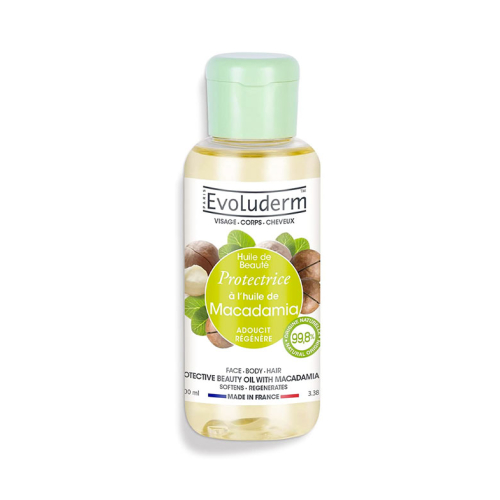 Evoluderm - Huile multi-usage à l'huile de macadamia 100ml