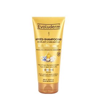 Evoluderm - Après-shampoing rehausseur Huile Précieuse 200 ml - Cheveux secs
